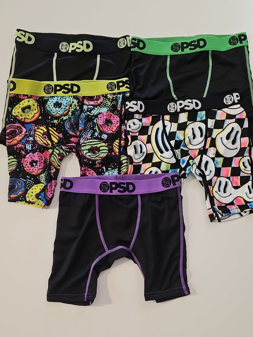 PSD Youth Small Boxer Briefs Bundle of 5 Pairs